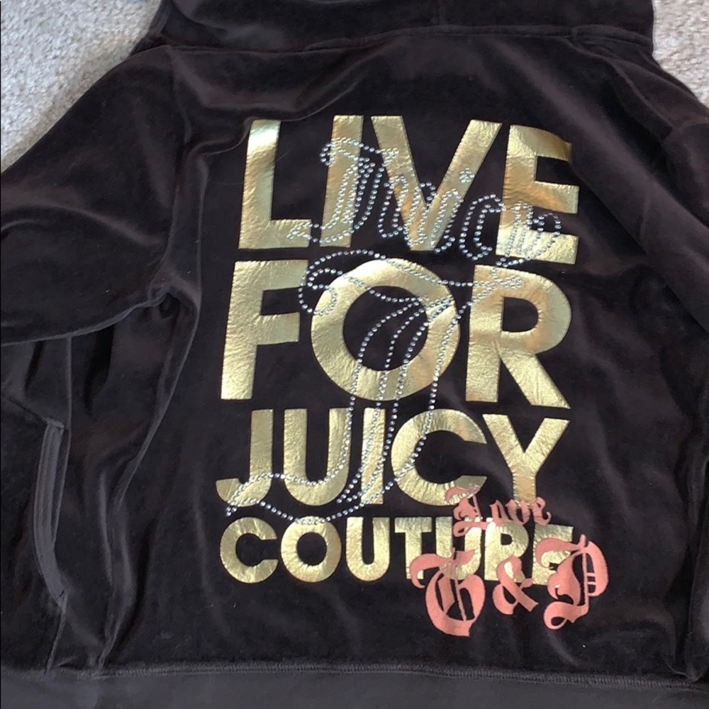 Juicy velour sweatshirt!